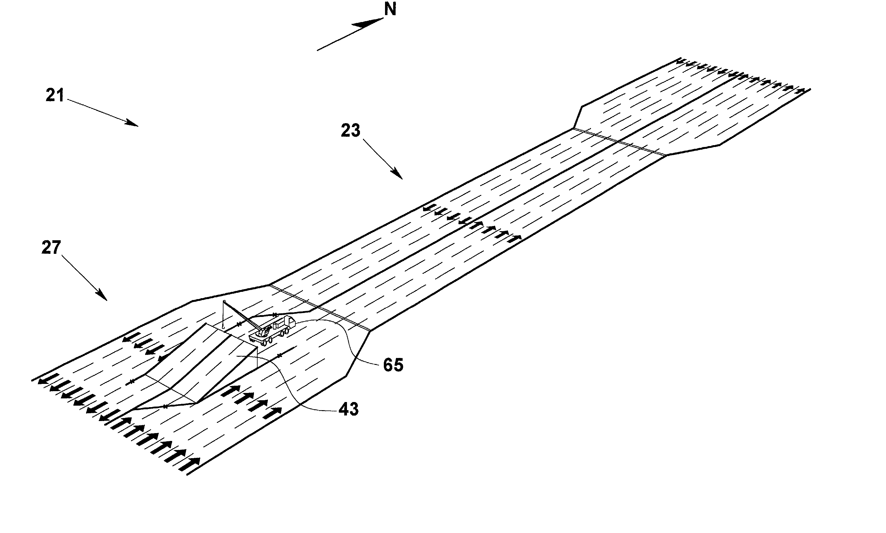 Method and device for reconstructing existing bridges and highways with minimal disruption of traffic