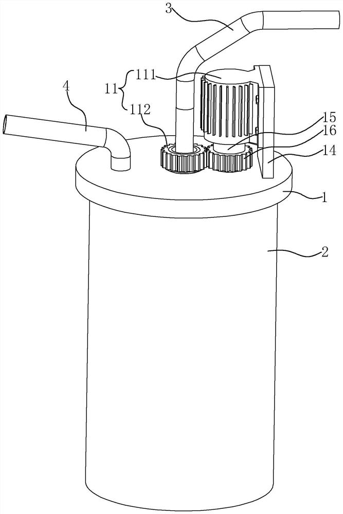 A pre-vacuum filter