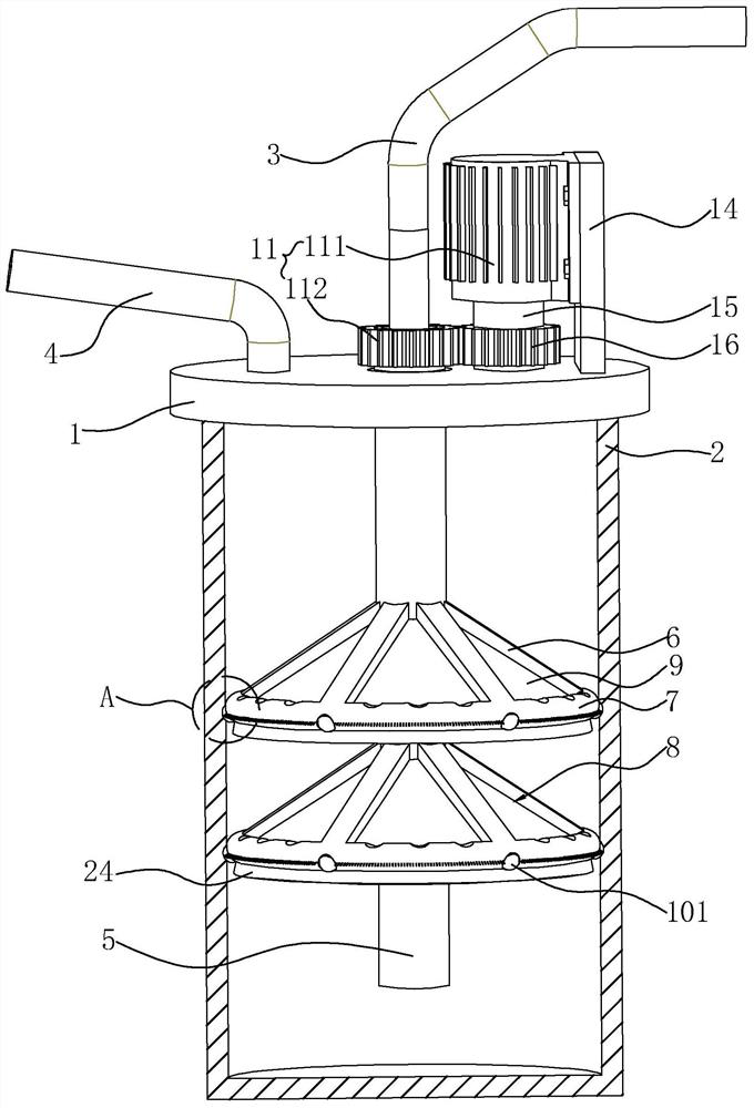 A pre-vacuum filter