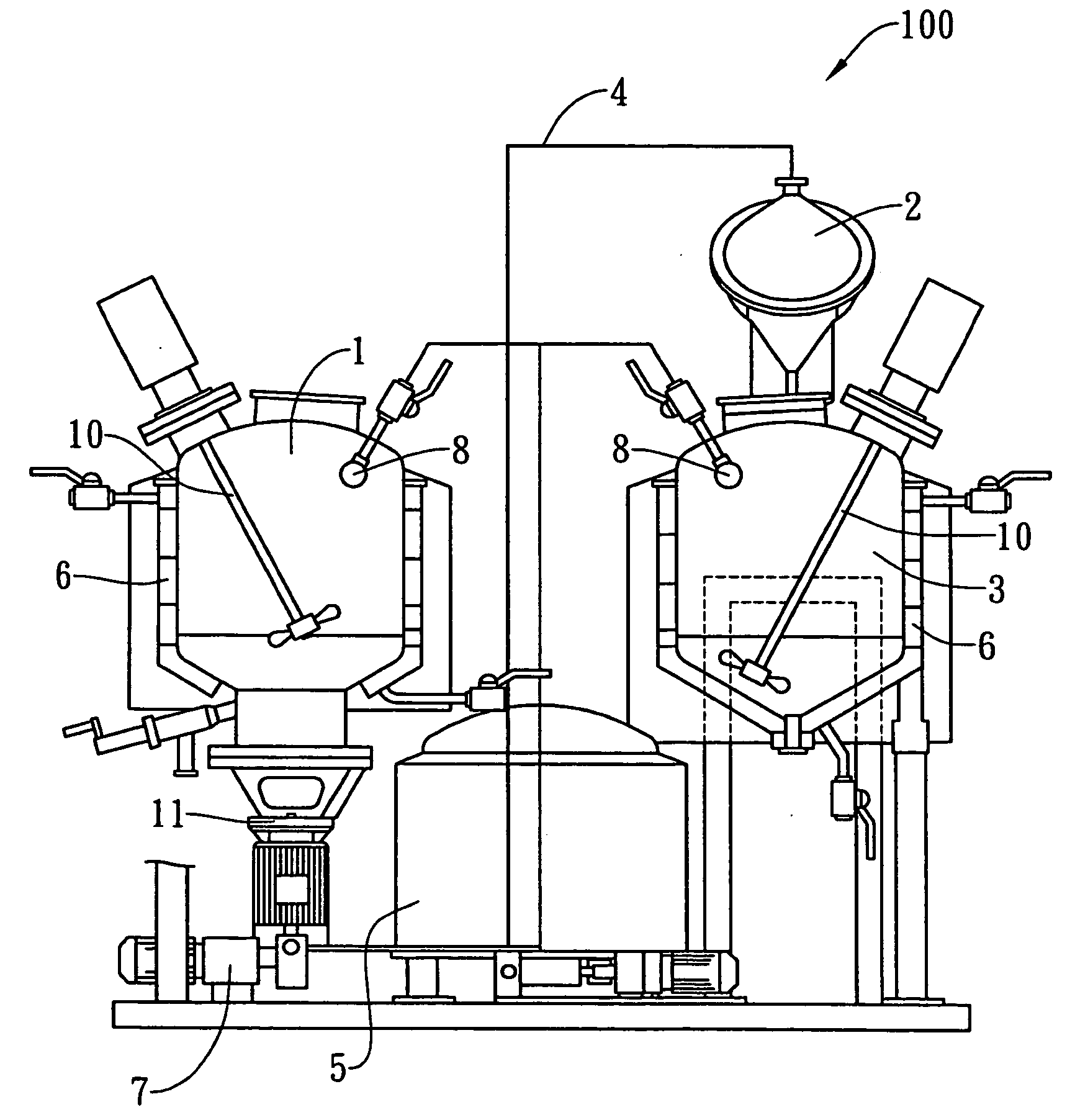Bean processing device and a method for using the same