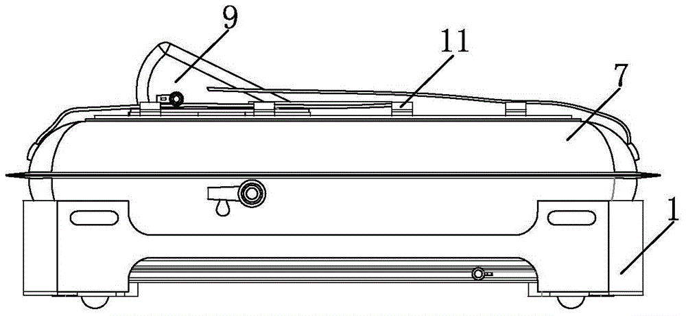 An accident vehicle mobile device