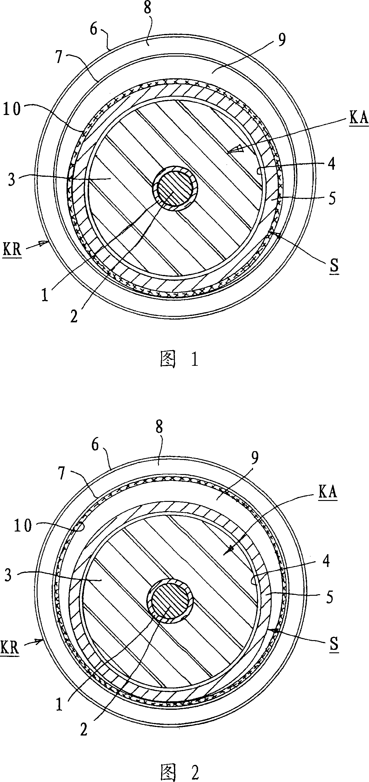 System with a superconducting cable