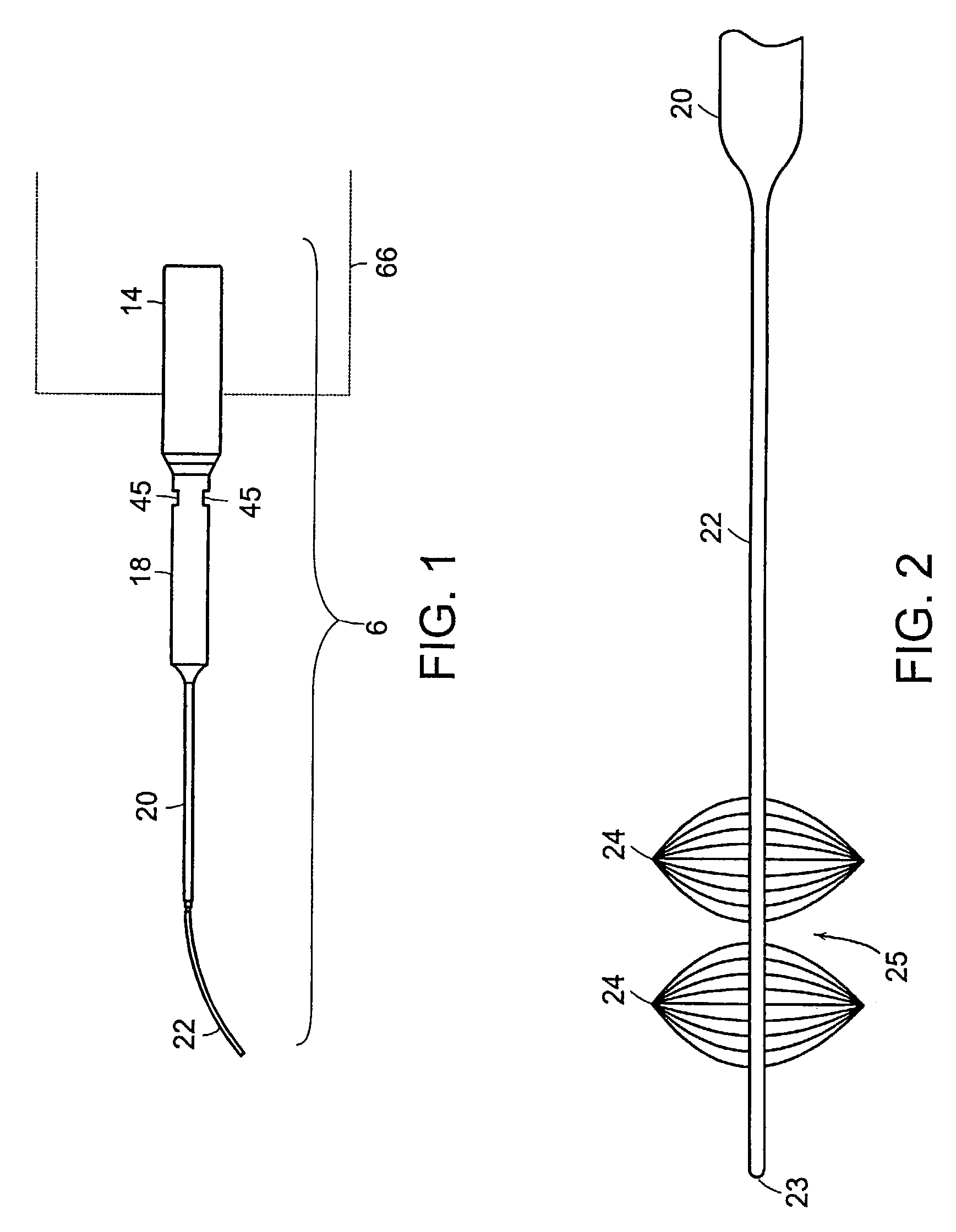 Ultrasonic device for tissue ablation and sheath for use therewith