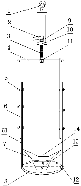 Tool for live-line replacement of suspension insulator and using working method thereof