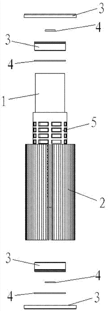Nested composite filter core