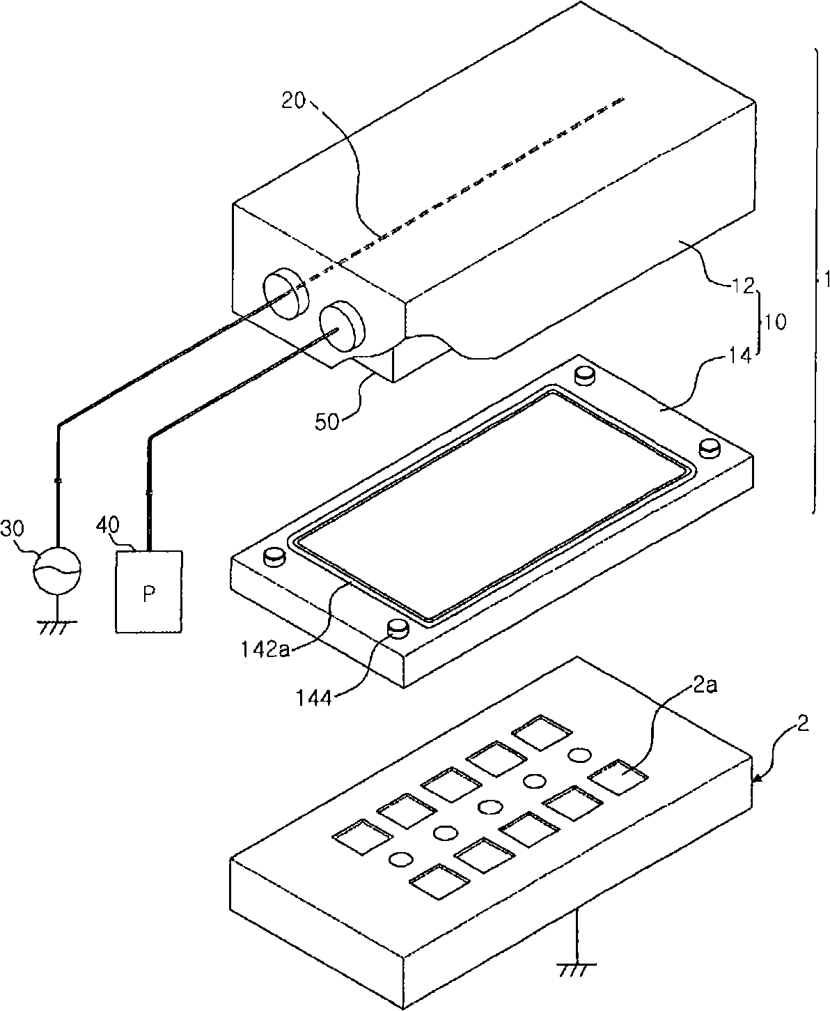 Portable die cleaning apparatus and method thereof