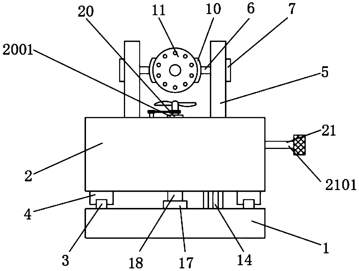 Supporting device for LED lamp
