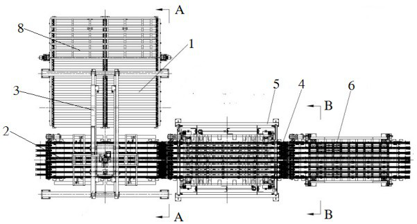 Automatic pallet feeding device and method thereof