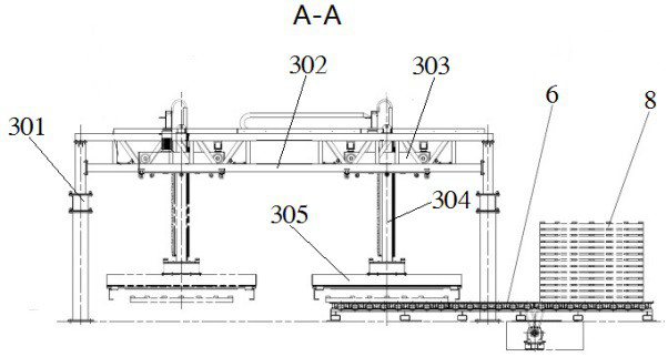 Automatic pallet feeding device and method thereof