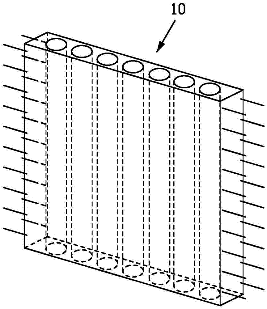 Vertical connection structure for precast concrete shear walls and construction method