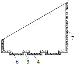 Device for dibble planting of plants on side slope