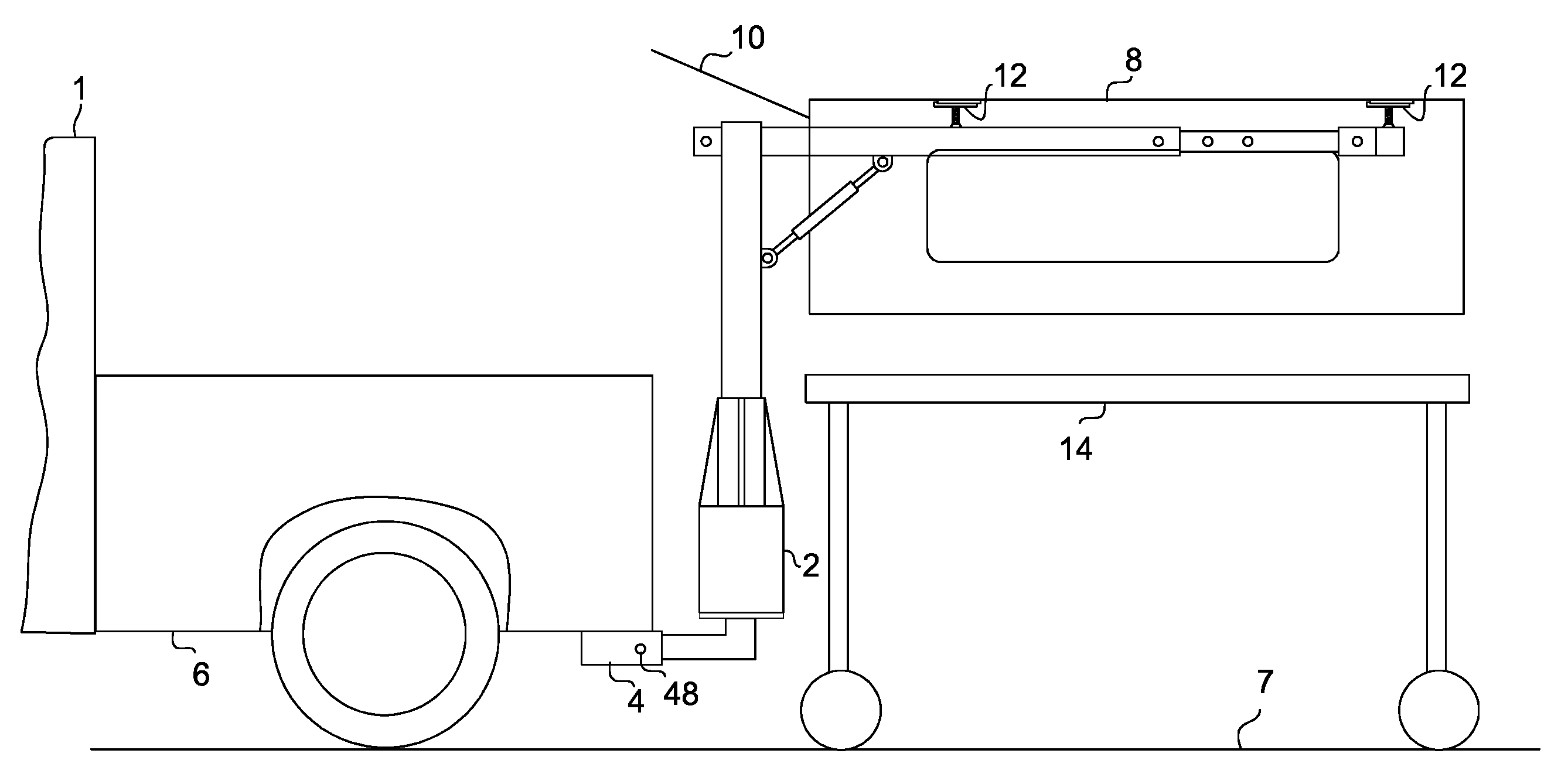 Truck cap remover and installer