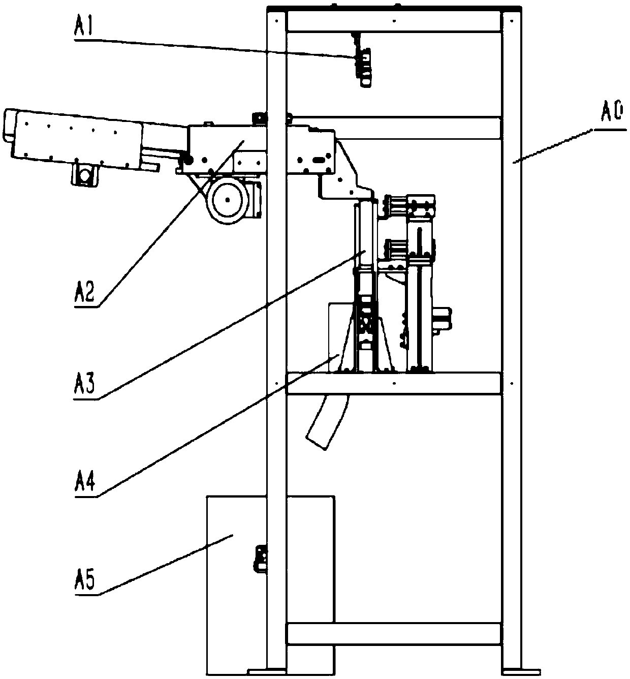 Firework inner barrel detecting and waste removing mechanism based on vision