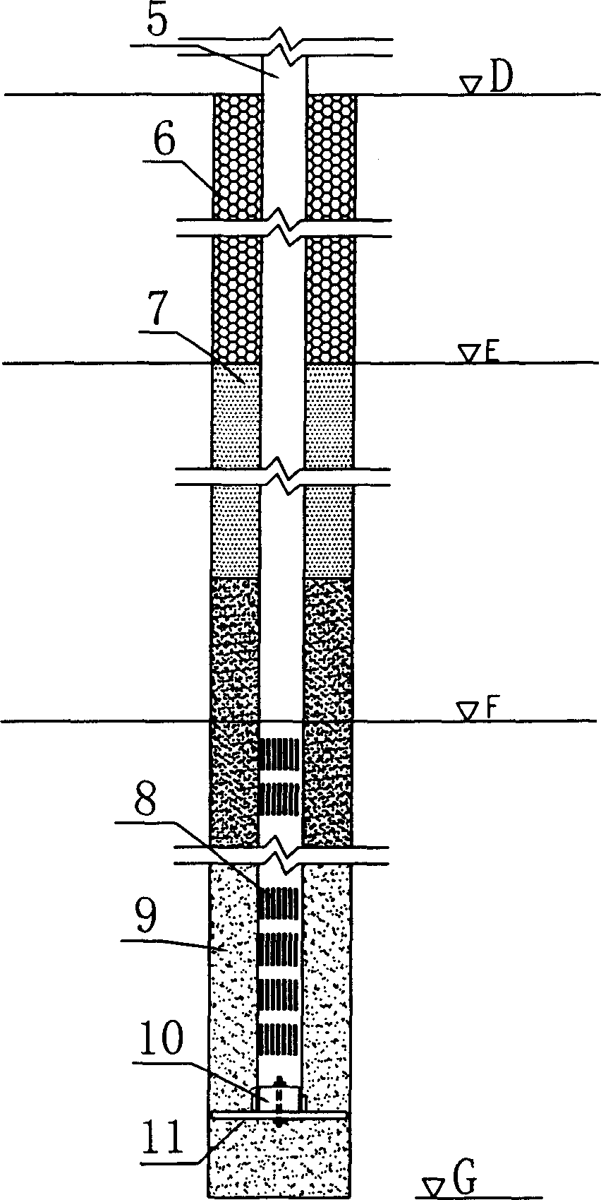 Construction method of high quality relief well