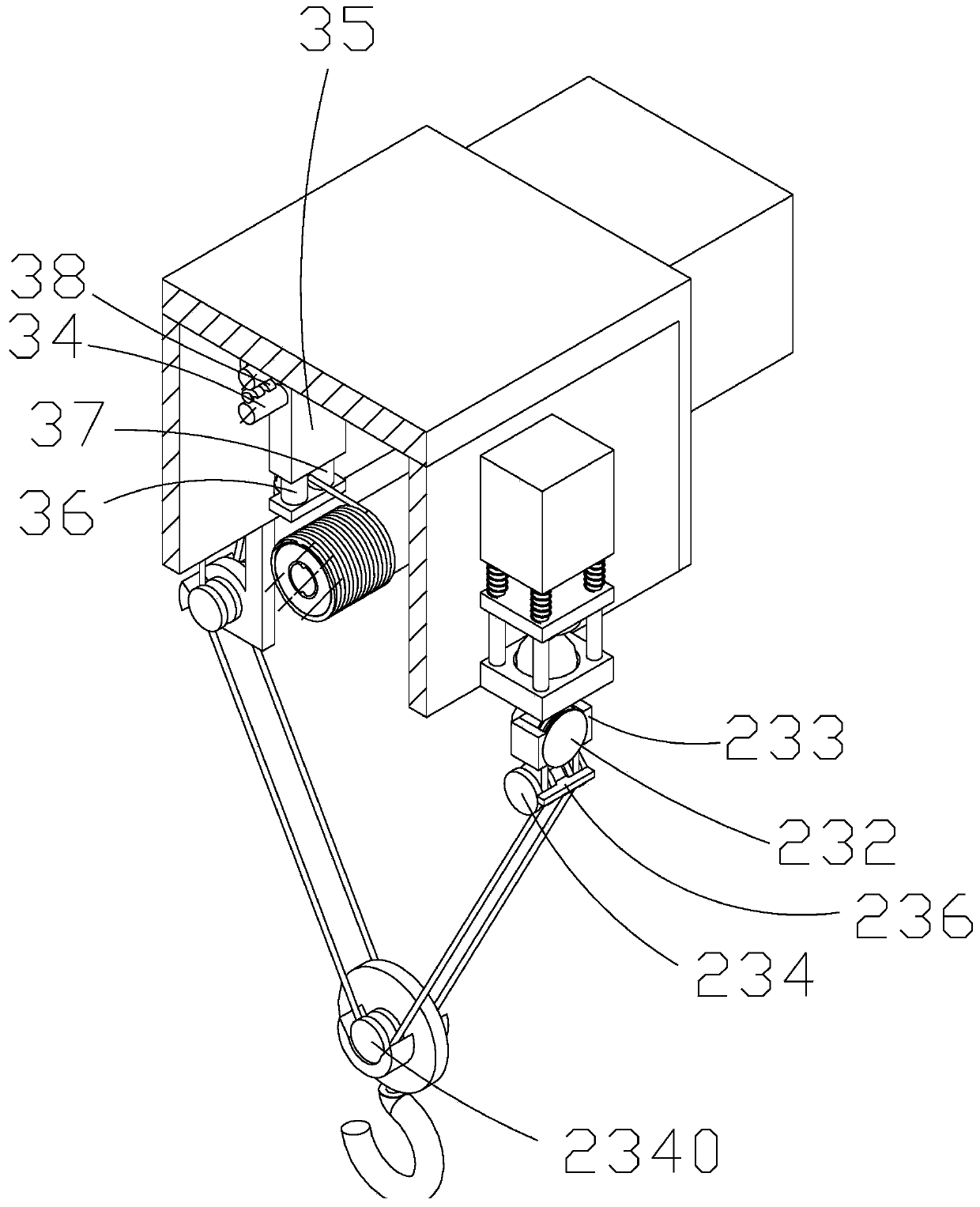 Electric steel wire rope hoist