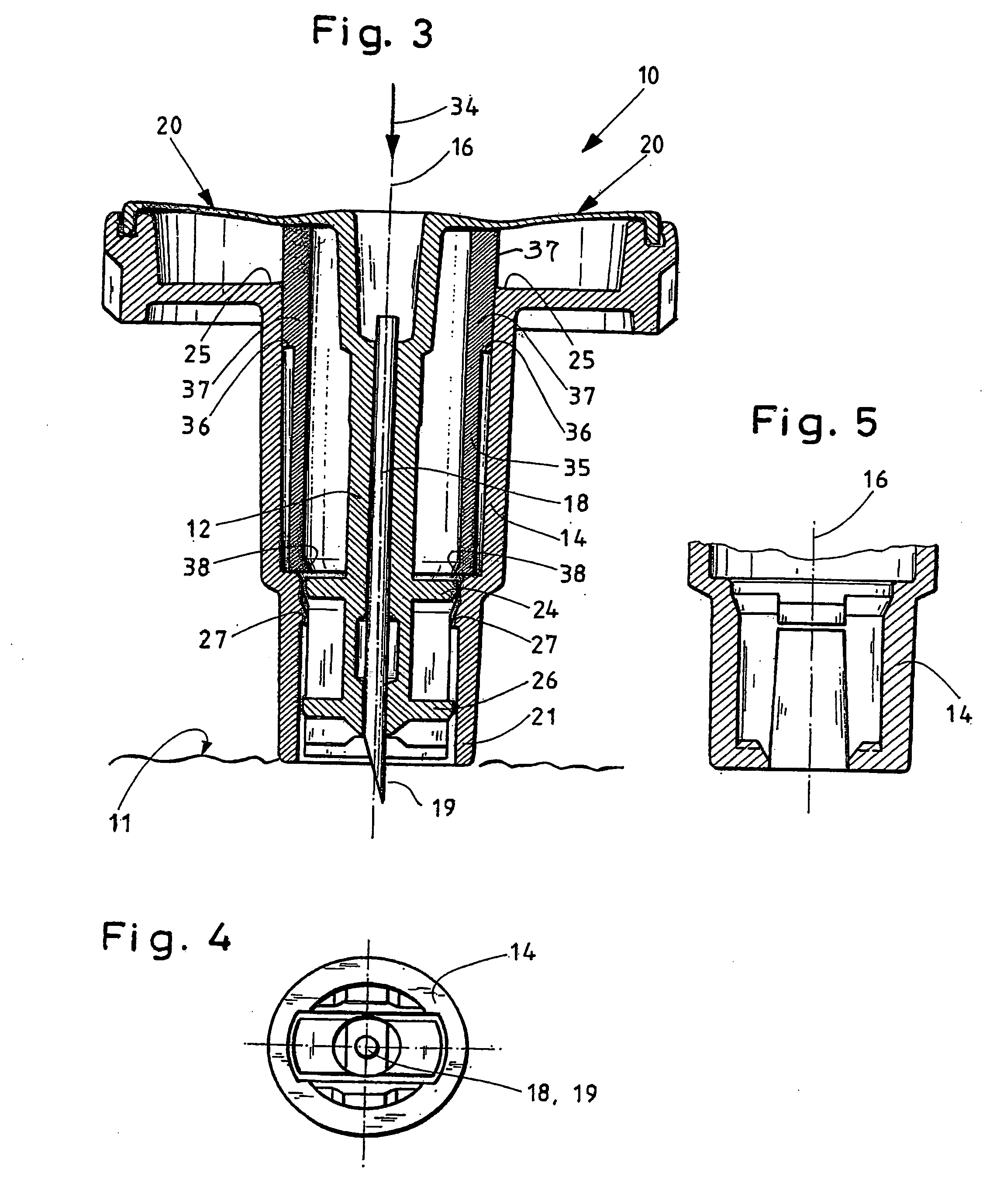 Lancet device for puncturing the skin