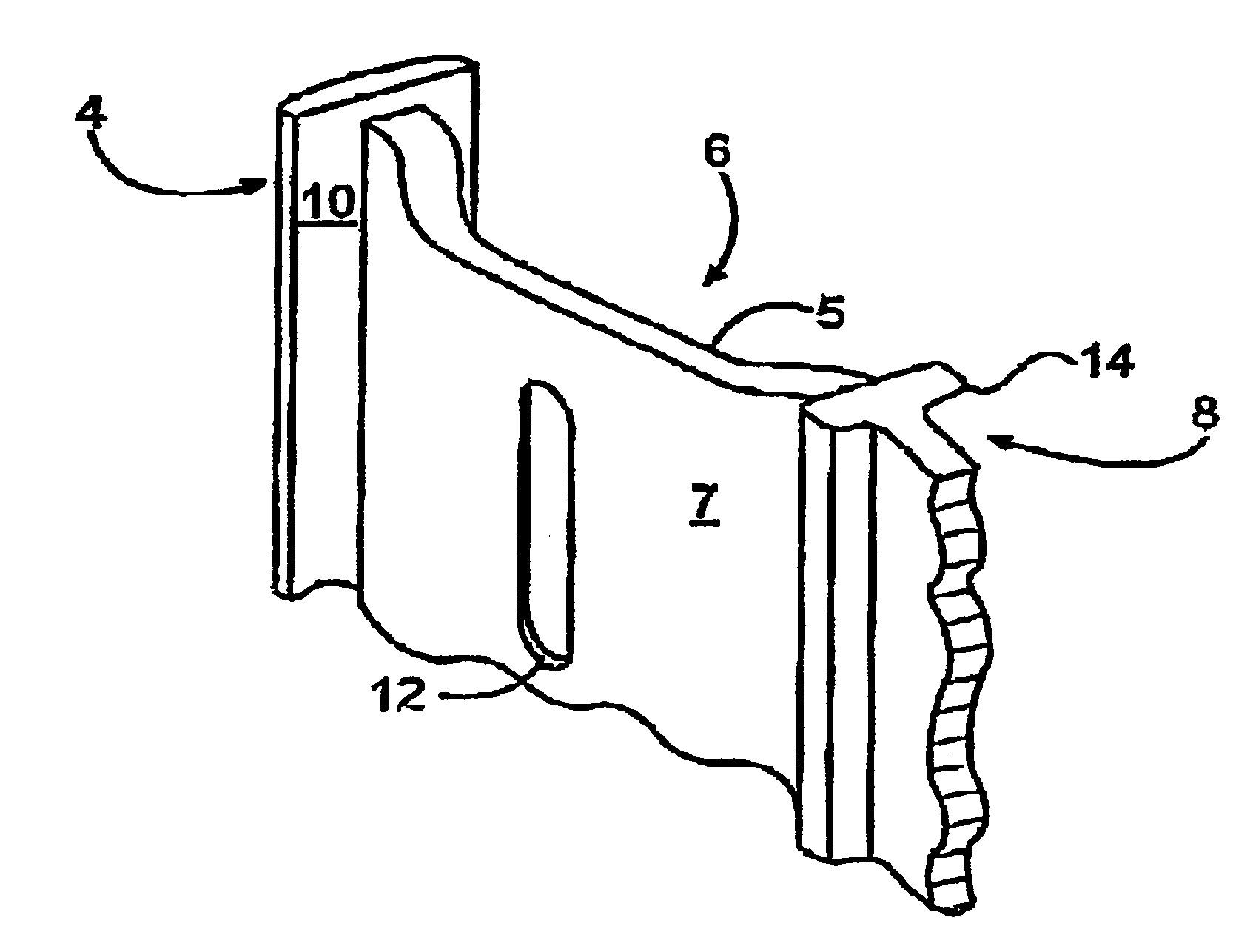 Support for securing cantilevered shelving to an insulated unit