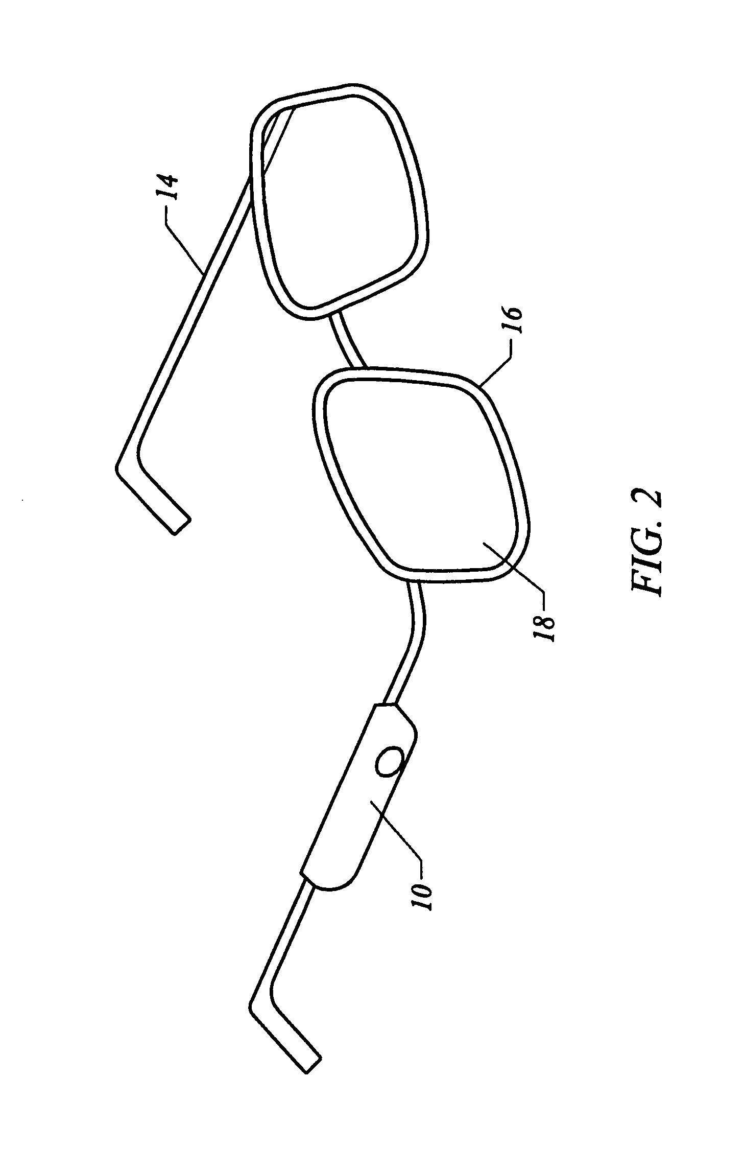 Optical system for monitoring eye movement