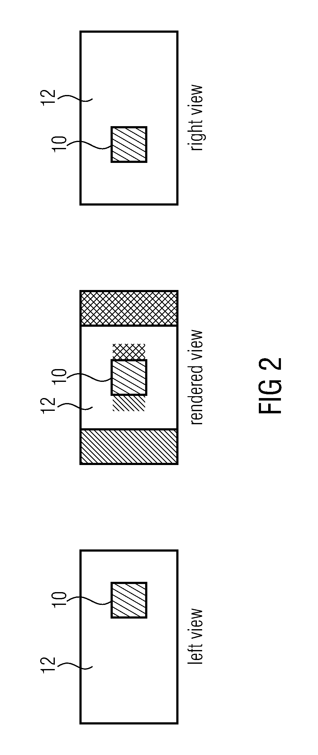 Multi-view coding with effective handling of renderable portions