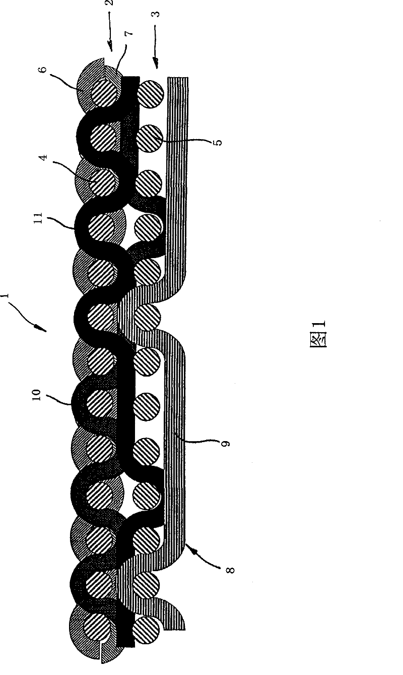 Forming screen for use in a paper machine