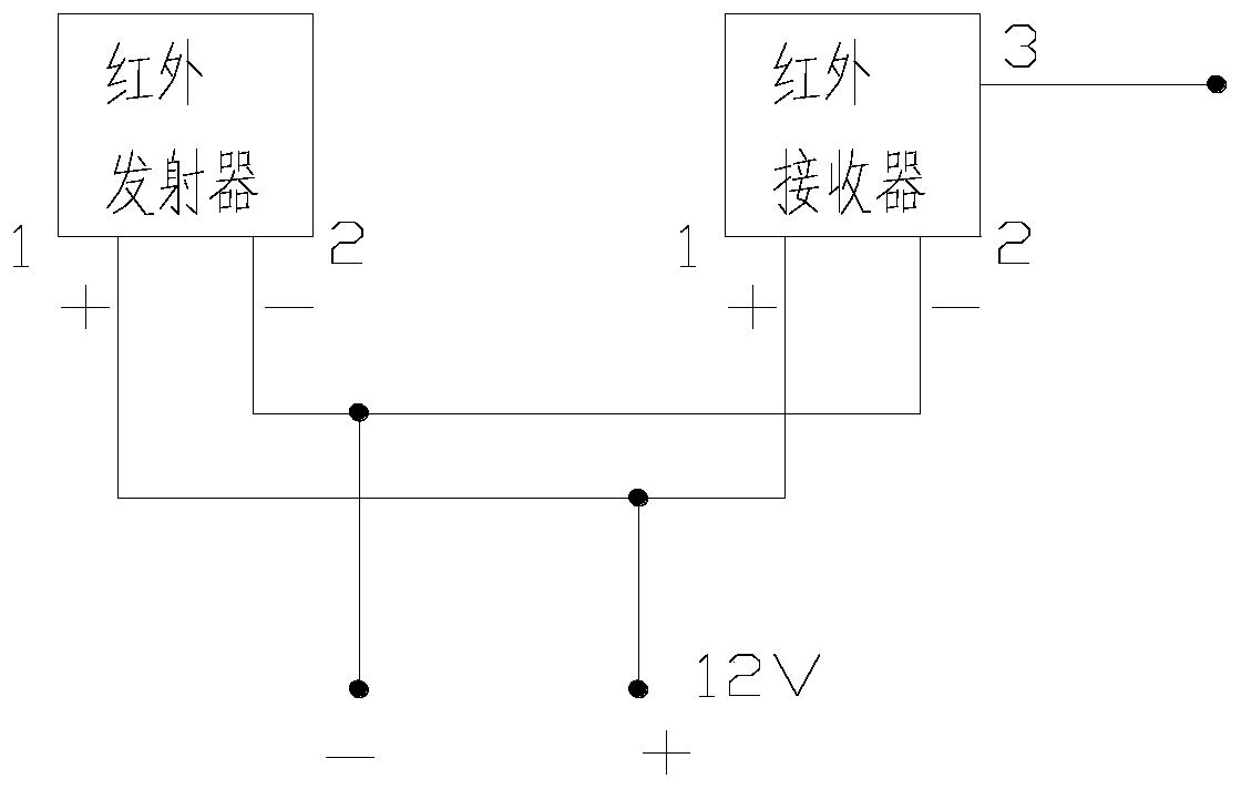 Single-channel unattended security inspection system control circuit