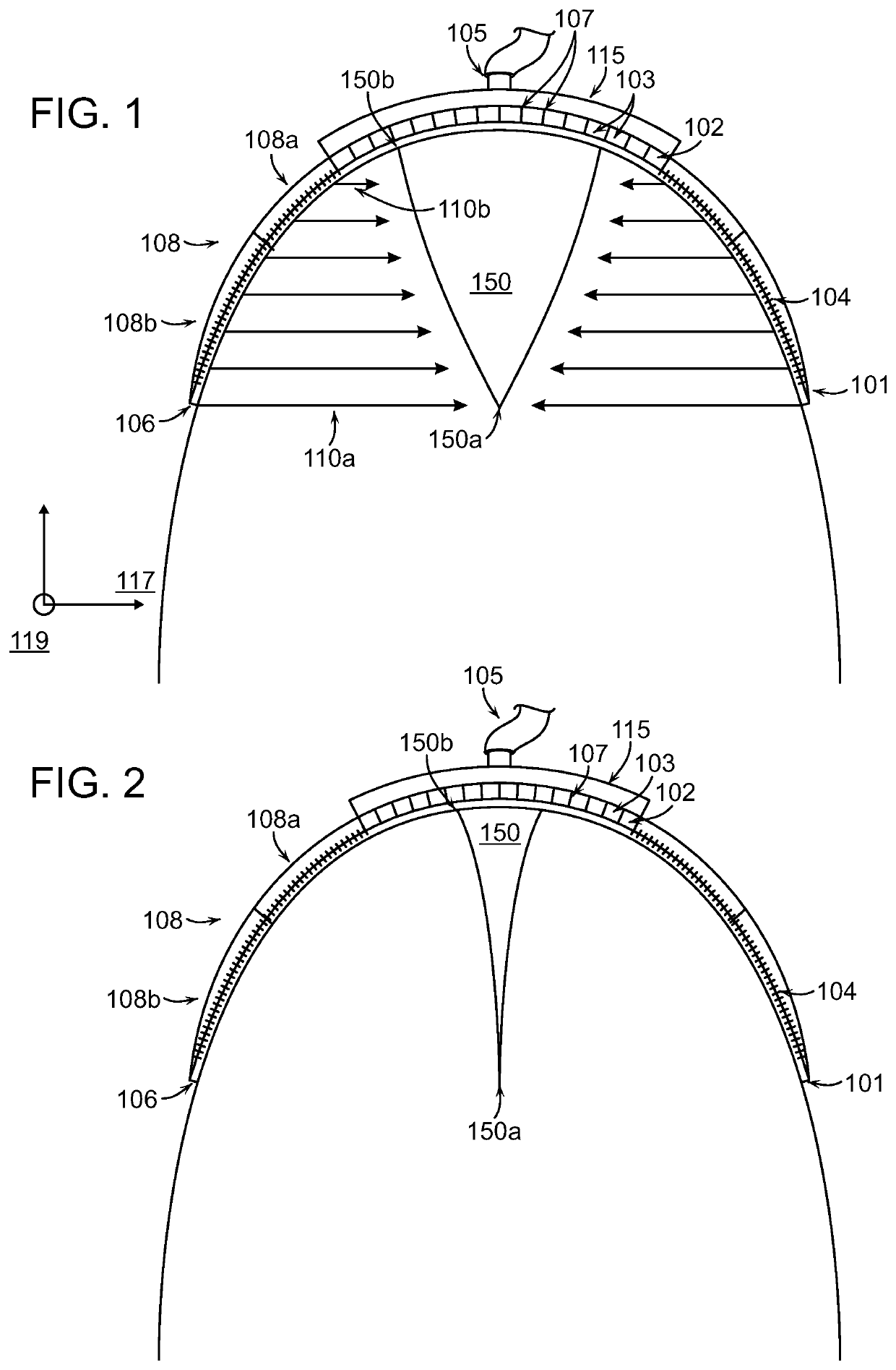 Negative pressure wound closure devices and methods
