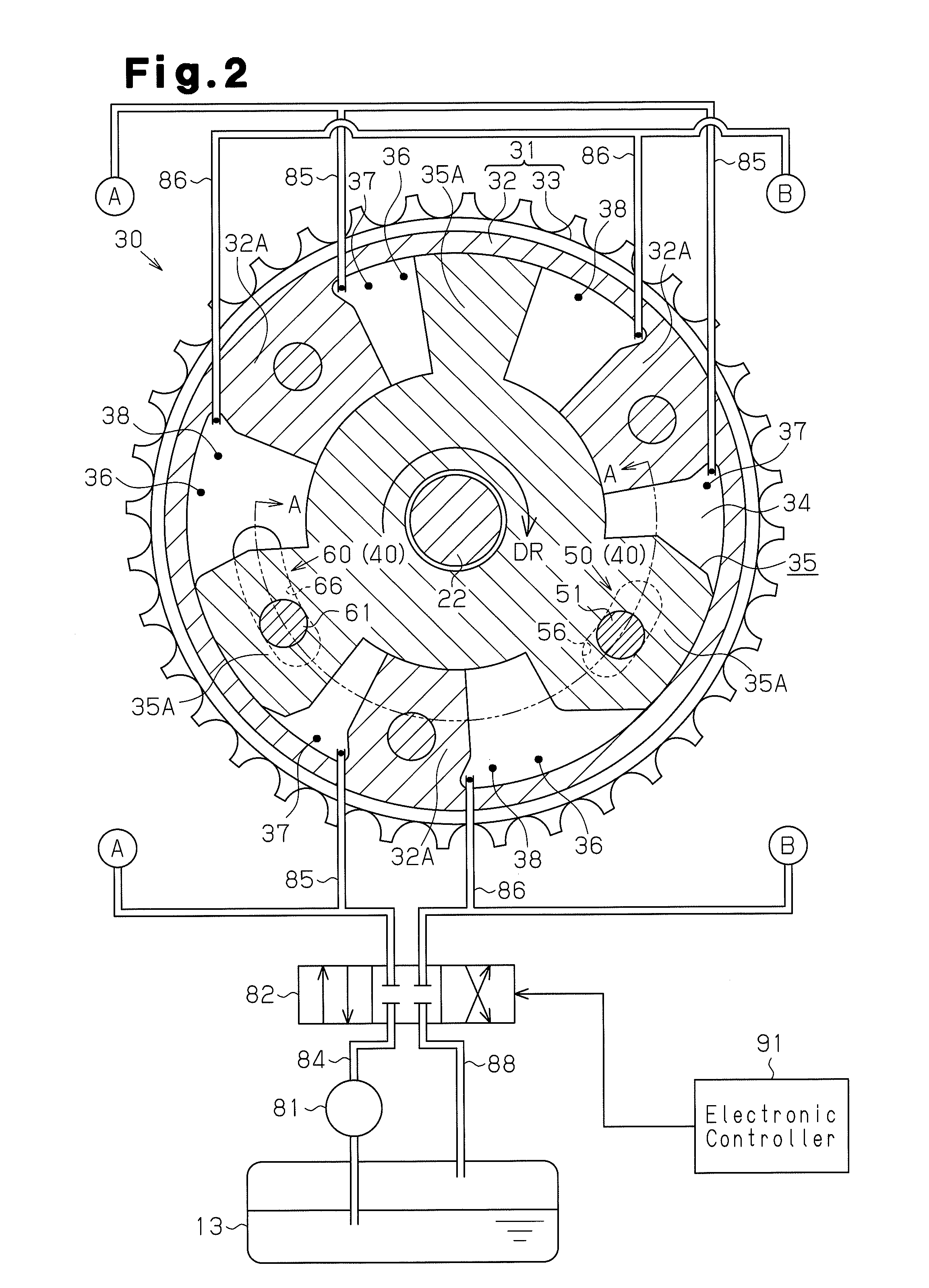 Controller for variable valve actuation device