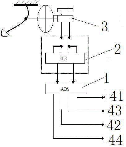 Intelligent automobile braking execution system and implementation method