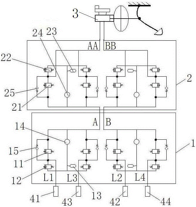 Intelligent automobile braking execution system and implementation method