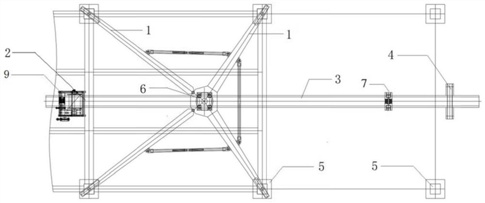 Precast beam hoisting construction method in warehouse logistics building