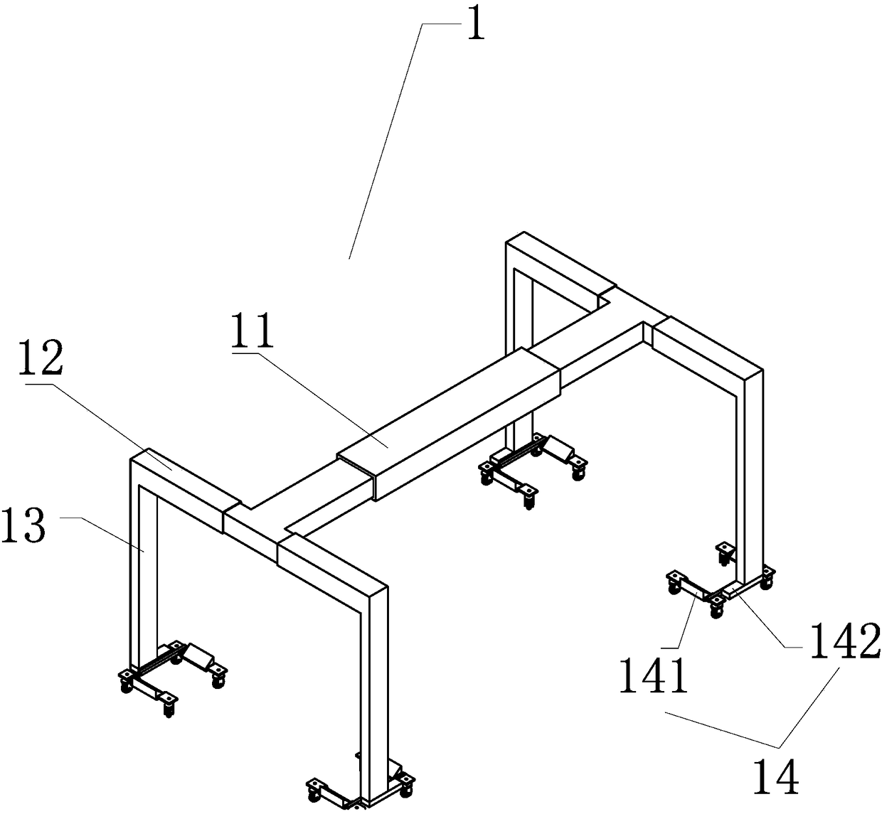 Double-layer self-alignment parking device