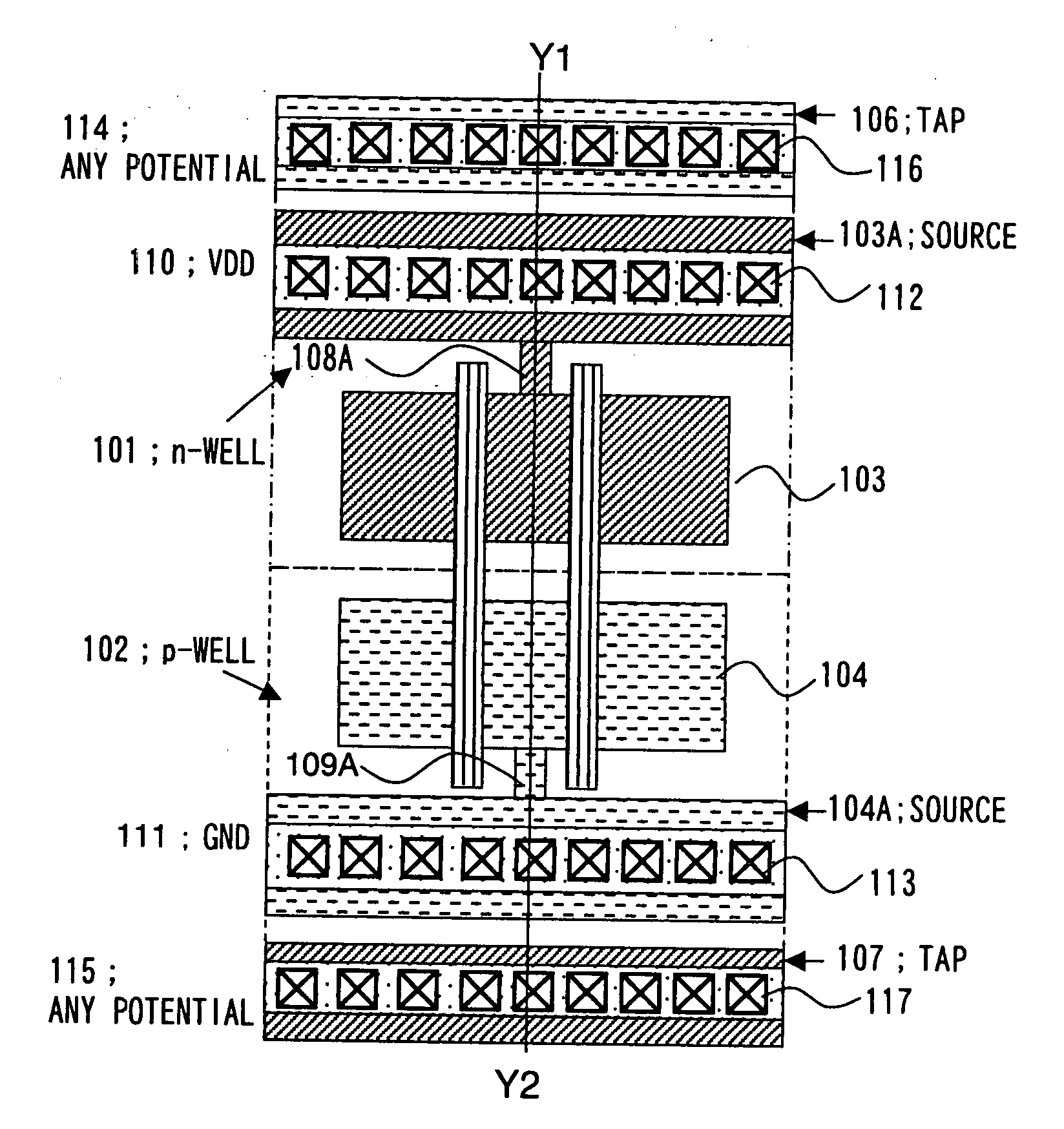 Semiconductor integrated circuit device, and apparatus and program for designing same