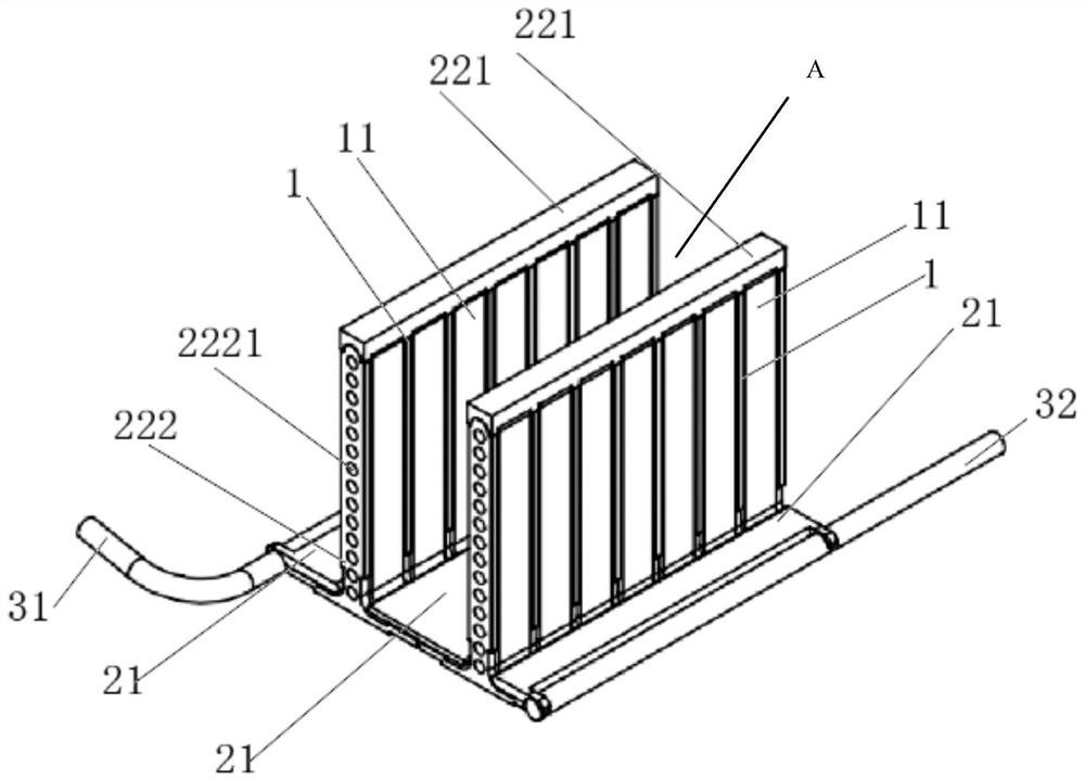 Phase change cold storage heat exchanger