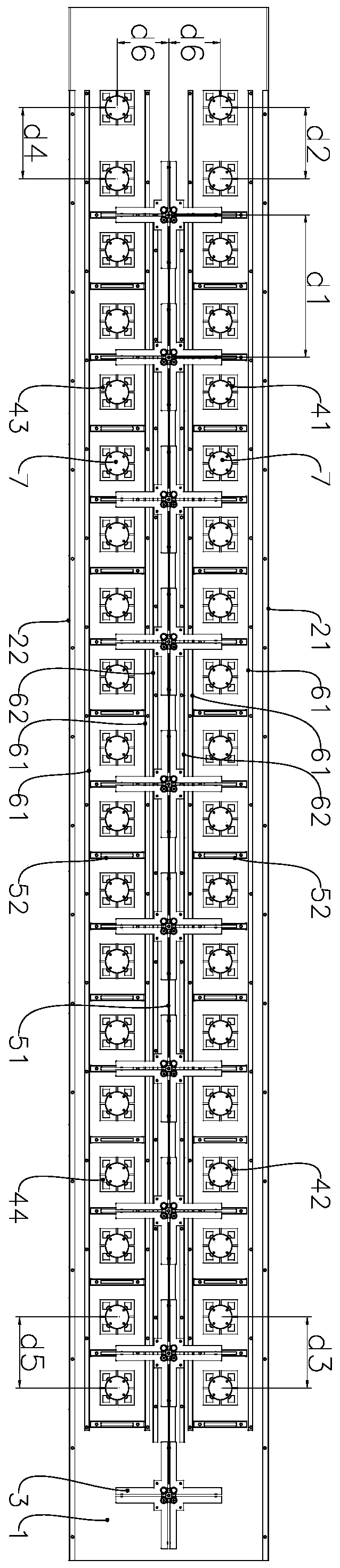 Miniaturized one-low four-hypersonic broadband multi-port base station antenna