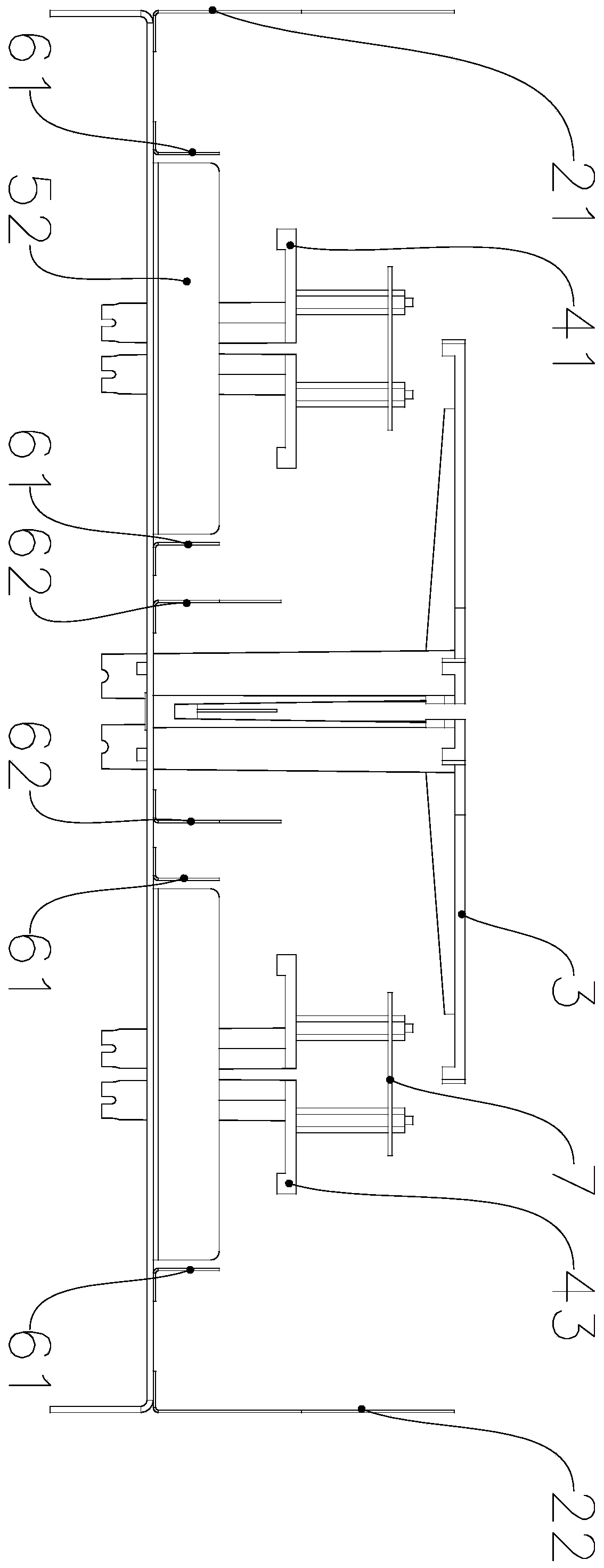 Miniaturized one-low four-hypersonic broadband multi-port base station antenna