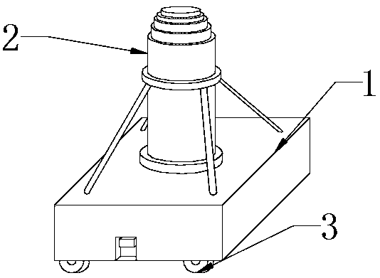 Novel supporting device for building engineering