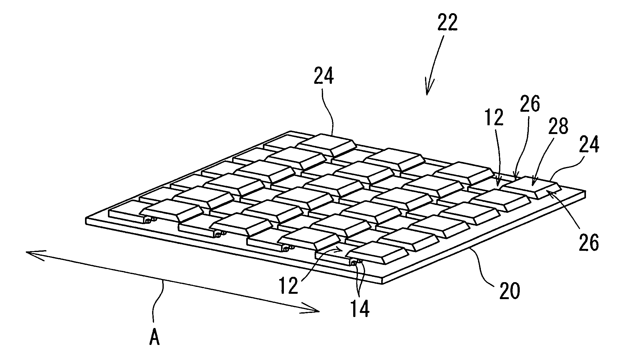 Spread illuminating apparatus of multiple panel type