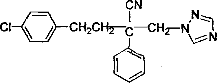 Method for preparing 2-bromomethyl-2-phenyl-4-(4-chlorophenyl)-butyronitrile