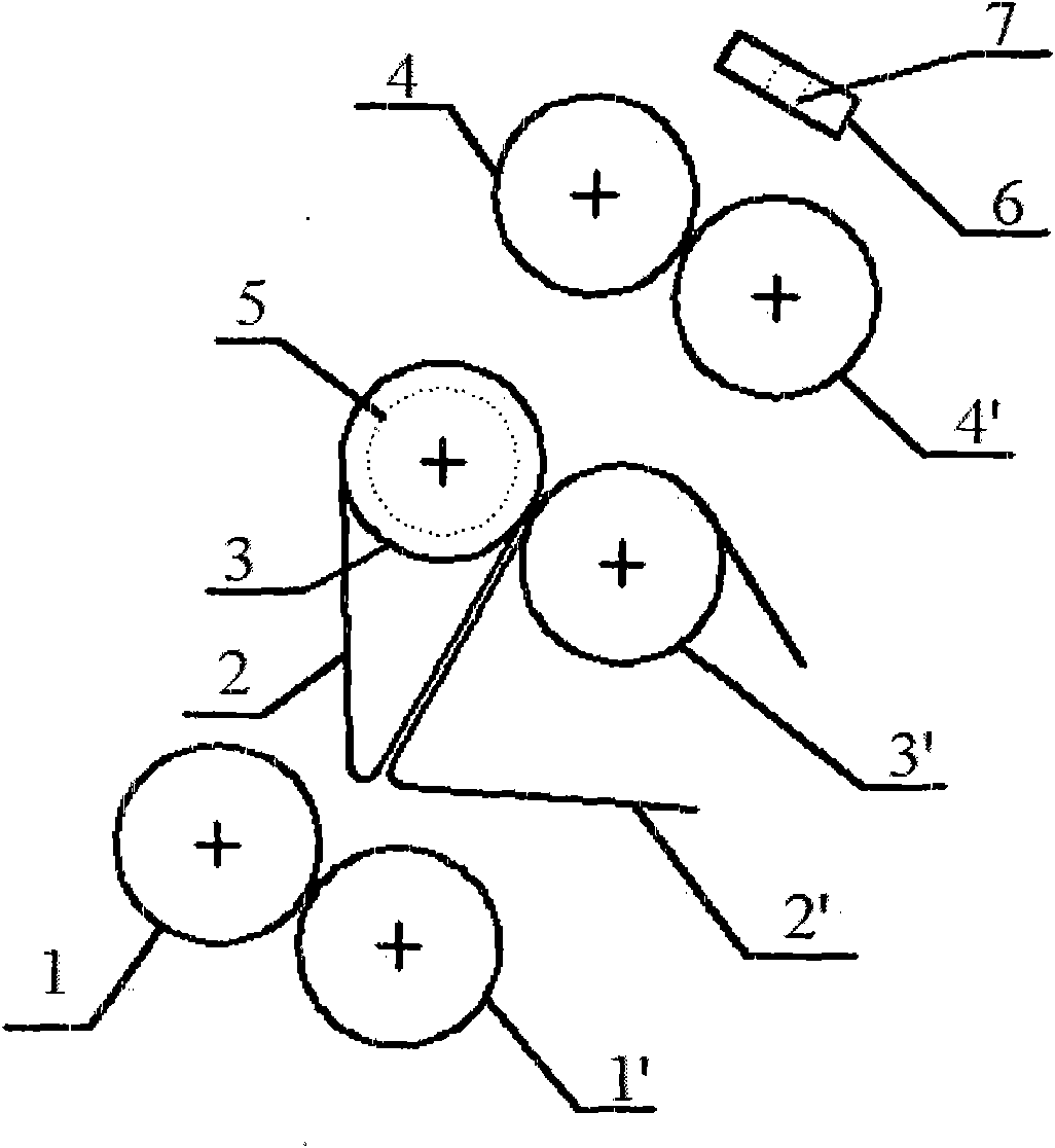 Drafting device capable of realizing mixed feeding of different raw materials on spinning frame