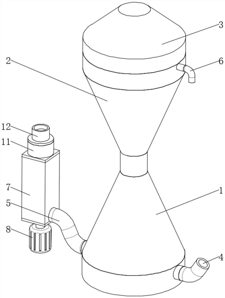 Separation device for preparing o-xylene by separating mixed xylene