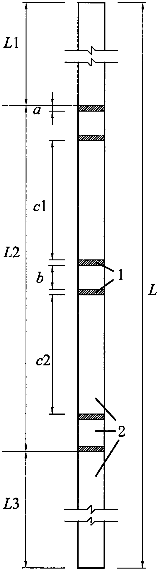 Local prestressed integrated controllable degradation drainage board