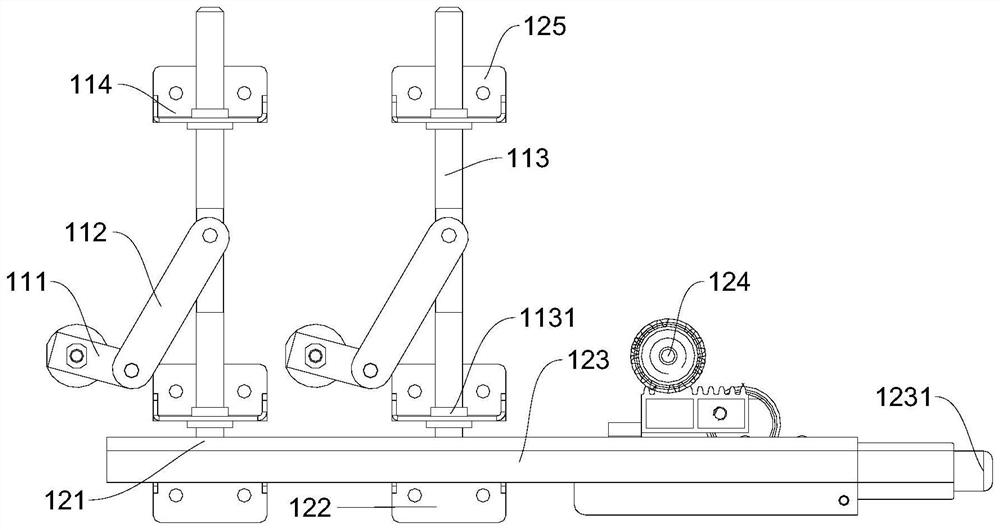 Double-person double-lock connecting rod mechanical device and poisonous anesthesia medicine cabinet