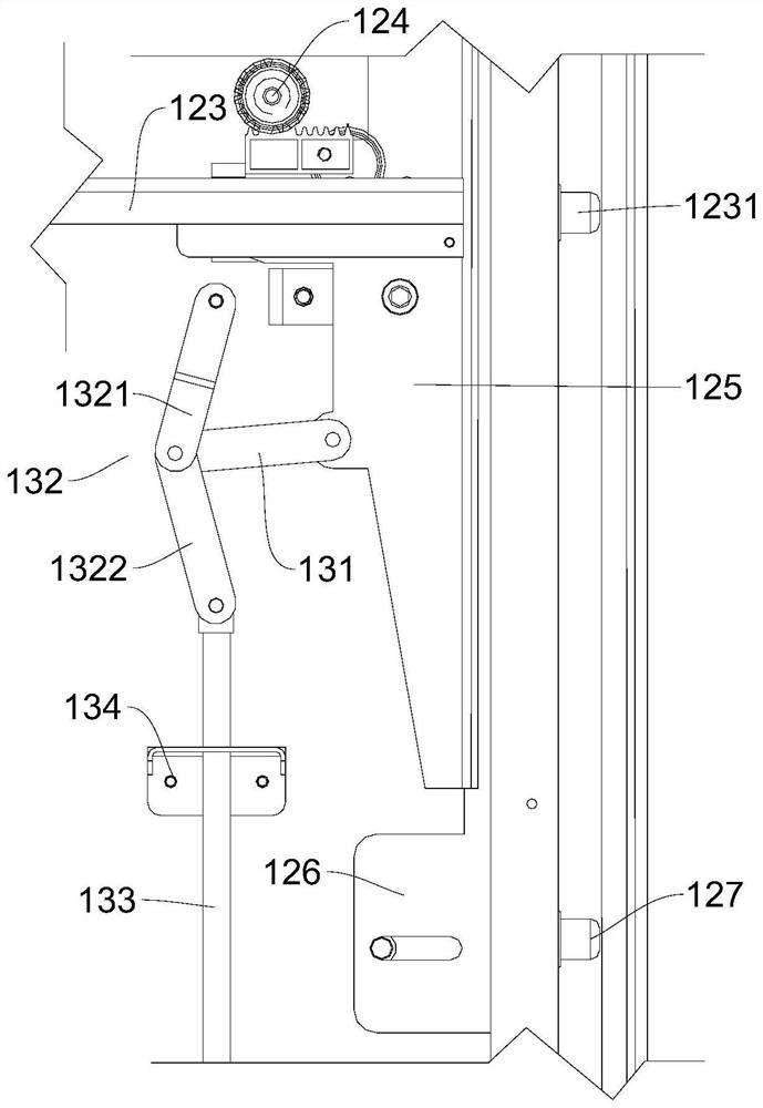Double-person double-lock connecting rod mechanical device and poisonous anesthesia medicine cabinet