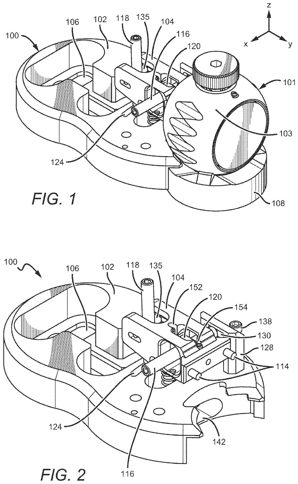 Kinematic Mirror Mount Adjustment System