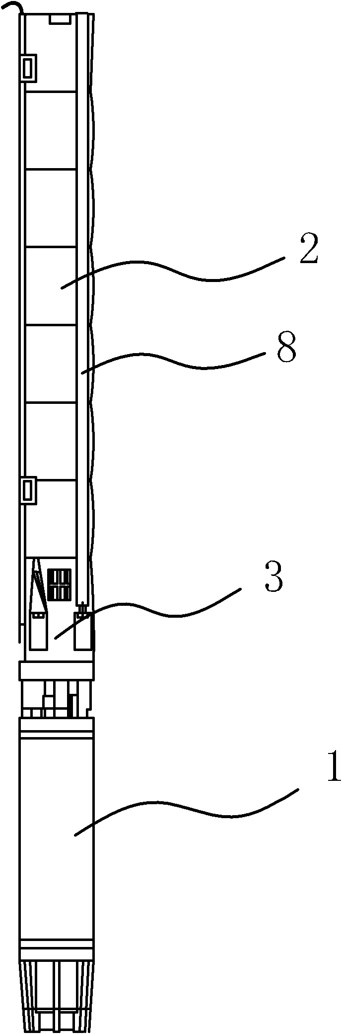 Submerged electric pump for well