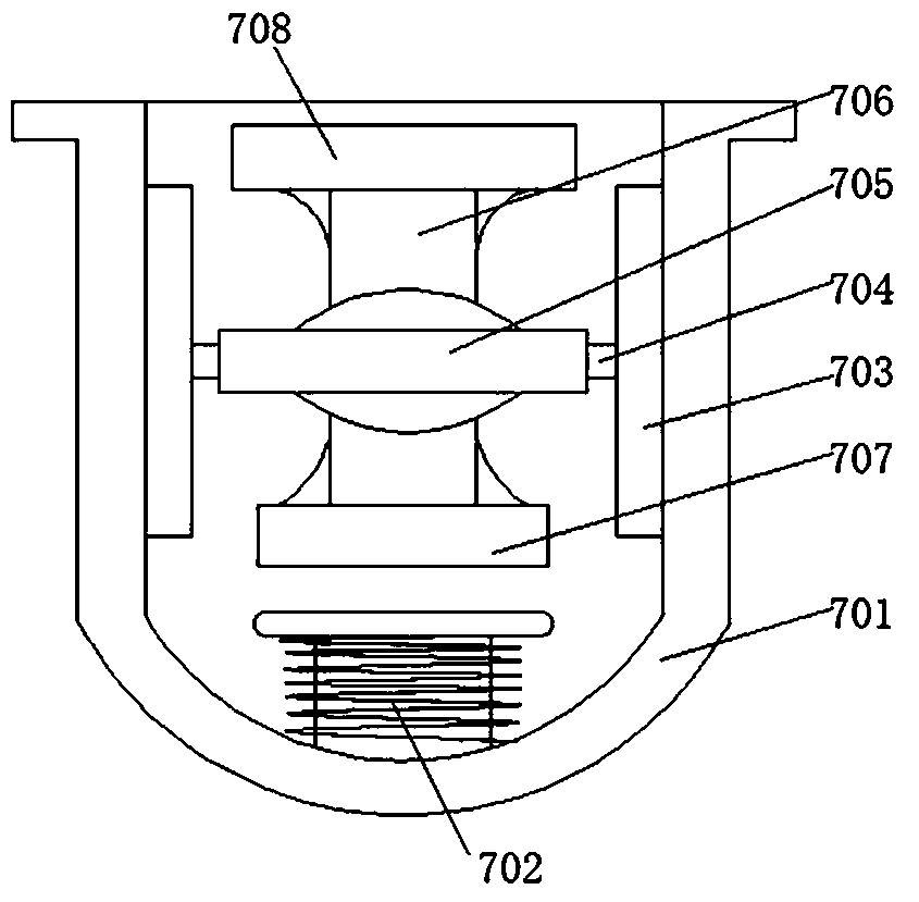 Bolt lubricating oil applying device based on magnetic adsorption