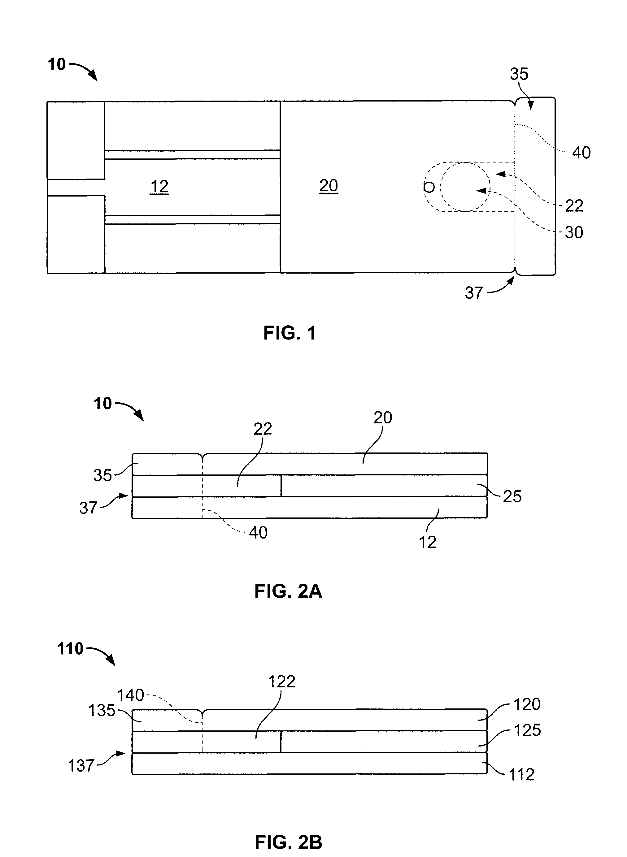 Reagent strip with removable tip