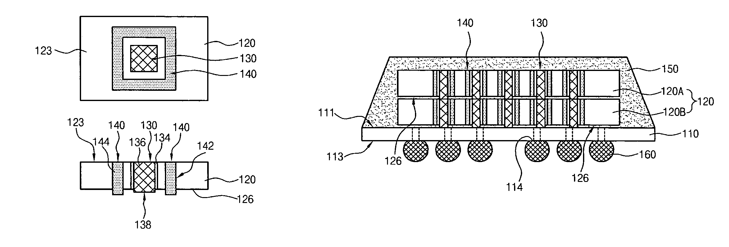 Stack package having guard ring which insulates through-via interconnection plug and method for manufacturing the same