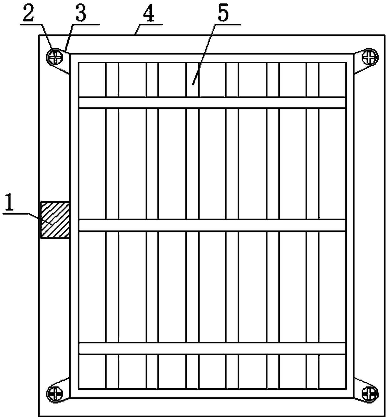 Window guardrail with safety protection function