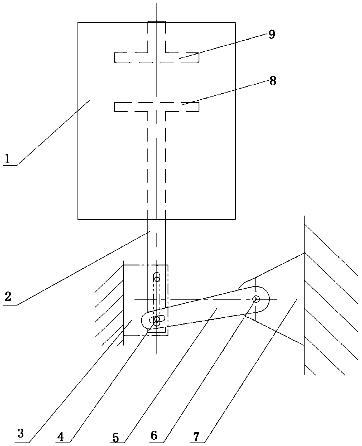 A switch device and its transmission structure